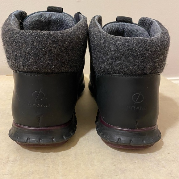 Cole Haan Women's Zerogrand Waterproof Hiking‎ Boots Ankle Nubuck Size 6 Black - Picture 13 of 14